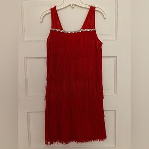 Costume Red Flapper Dress